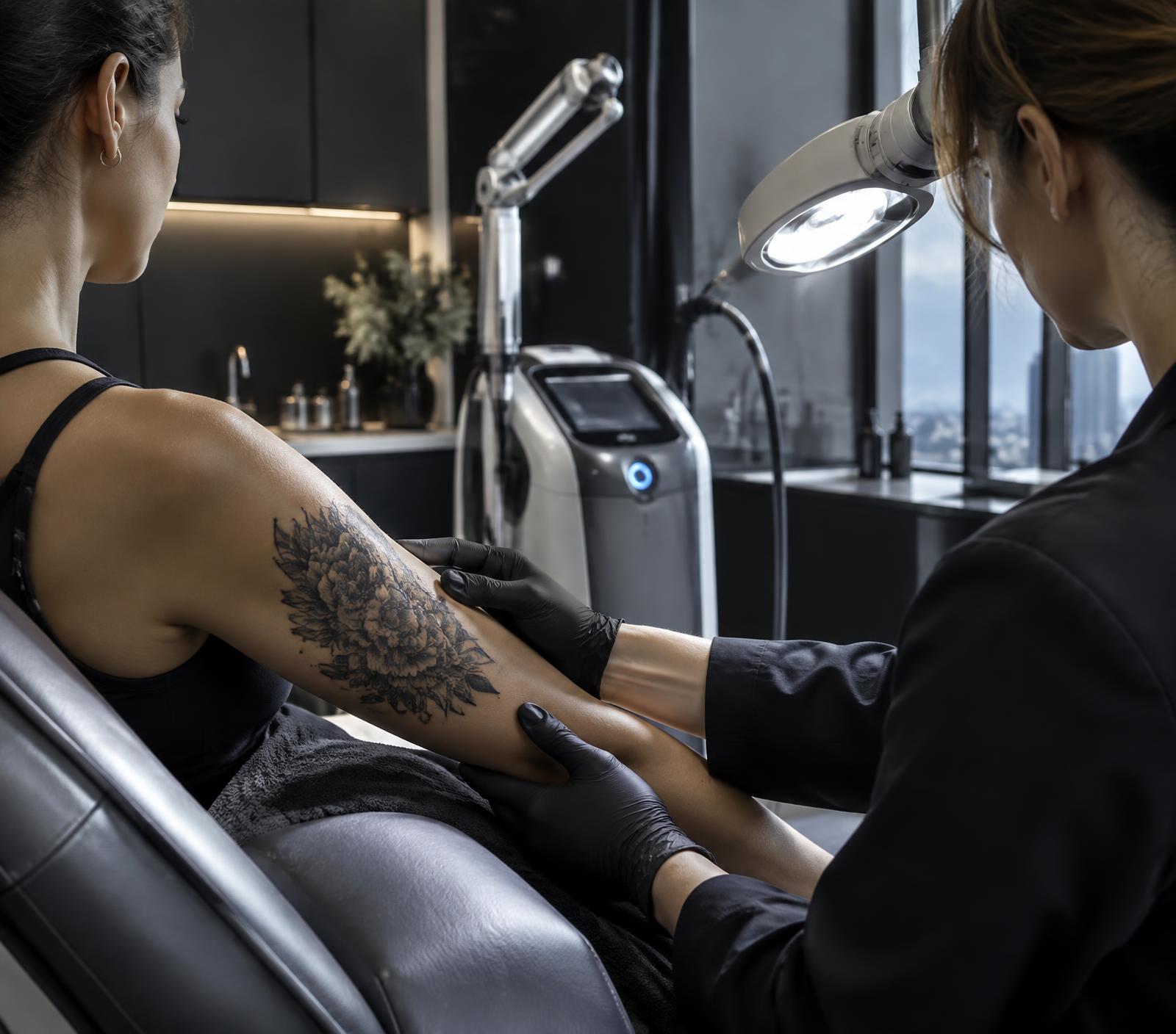Avaliação especializada antes de um procedimento a laser